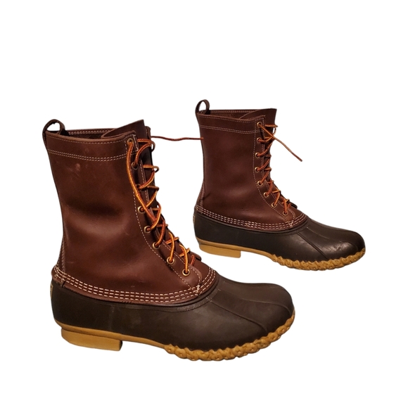 Bean Boots By L.L. Bean Maine Duck Hunting Boots Men's 10W, Made In U.S.A. - Picture 3 of 11